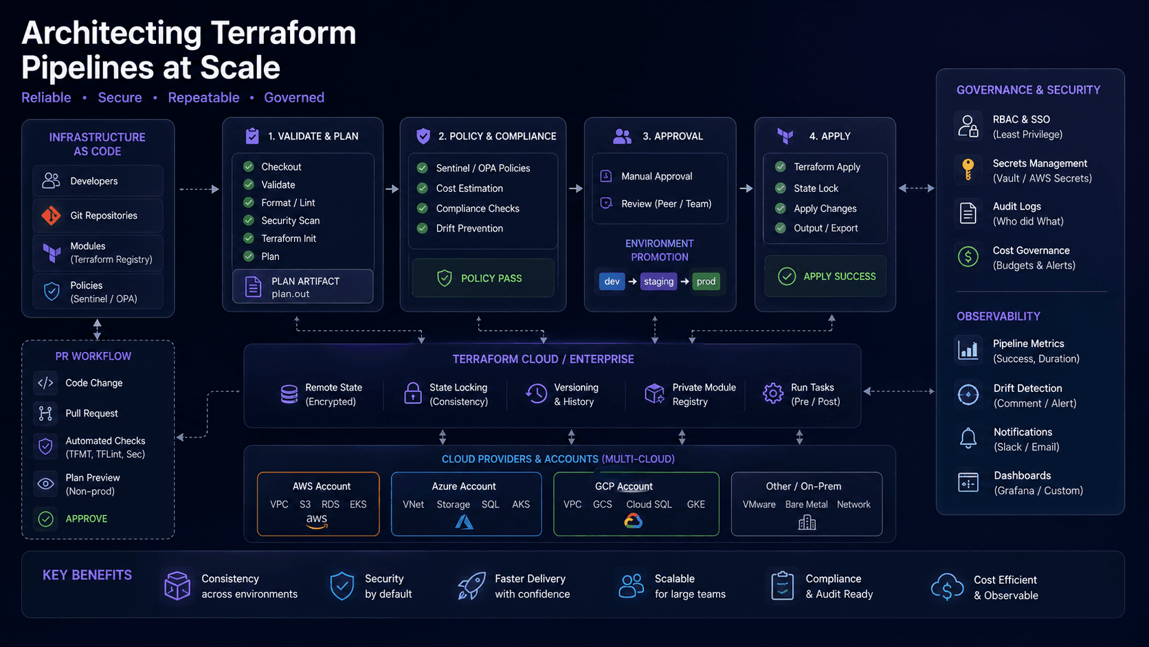 Architecting Terraform Pipelines at Scale Case Study | Copyright © Magnence