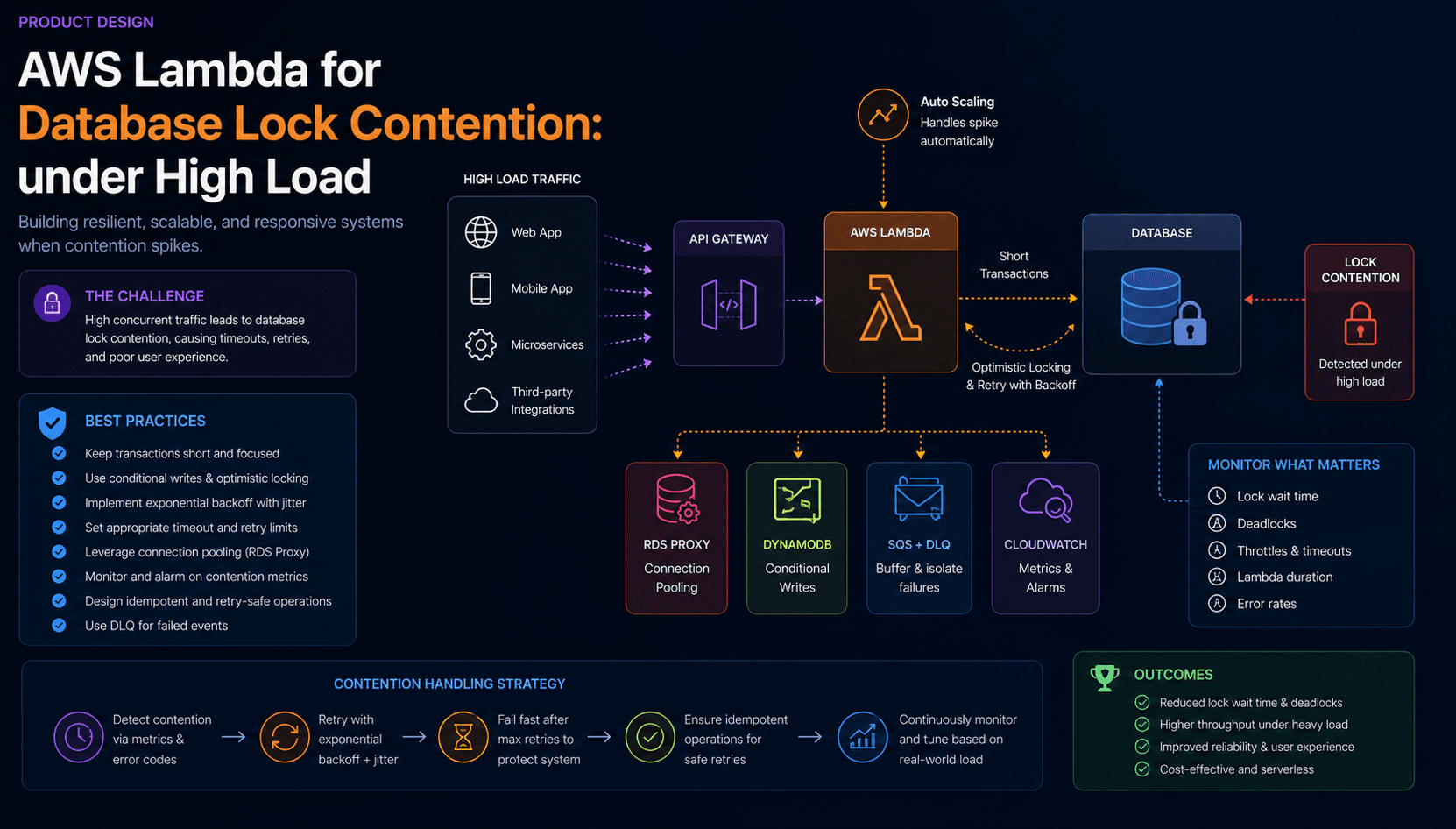 AWS Lambda for Database Lock Contention: under High Load Case Study | Copyright © Magnence