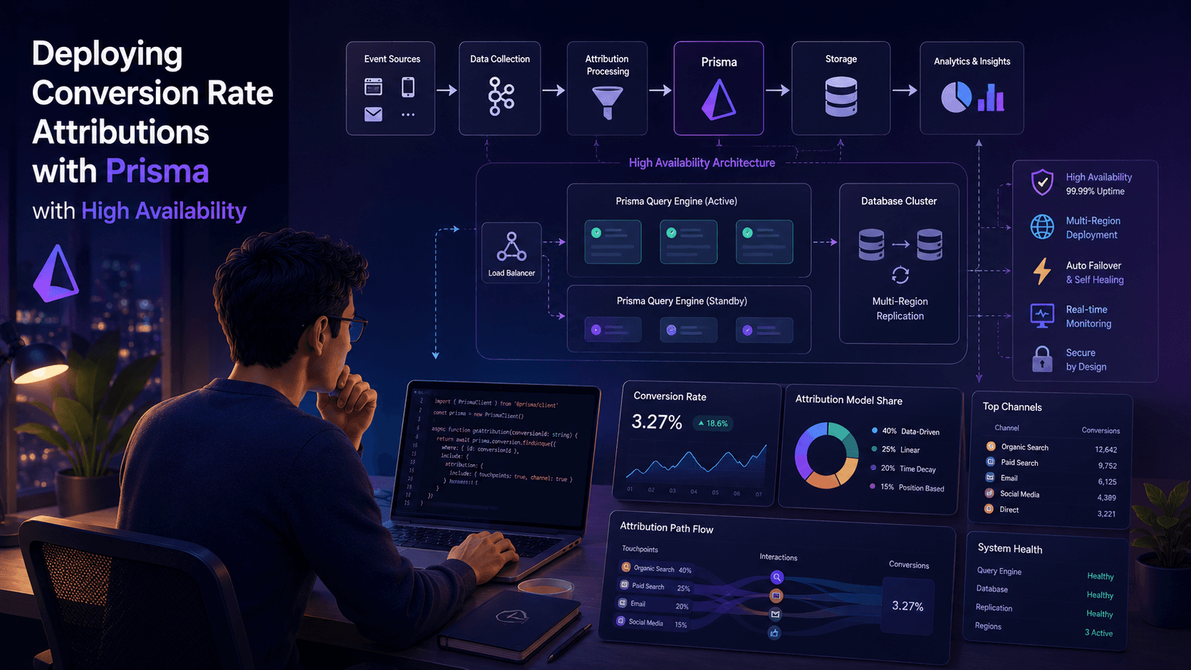 Deploying Conversion Rate Attributions with Prisma: with High Availability Case Study | Copyright © Magnence