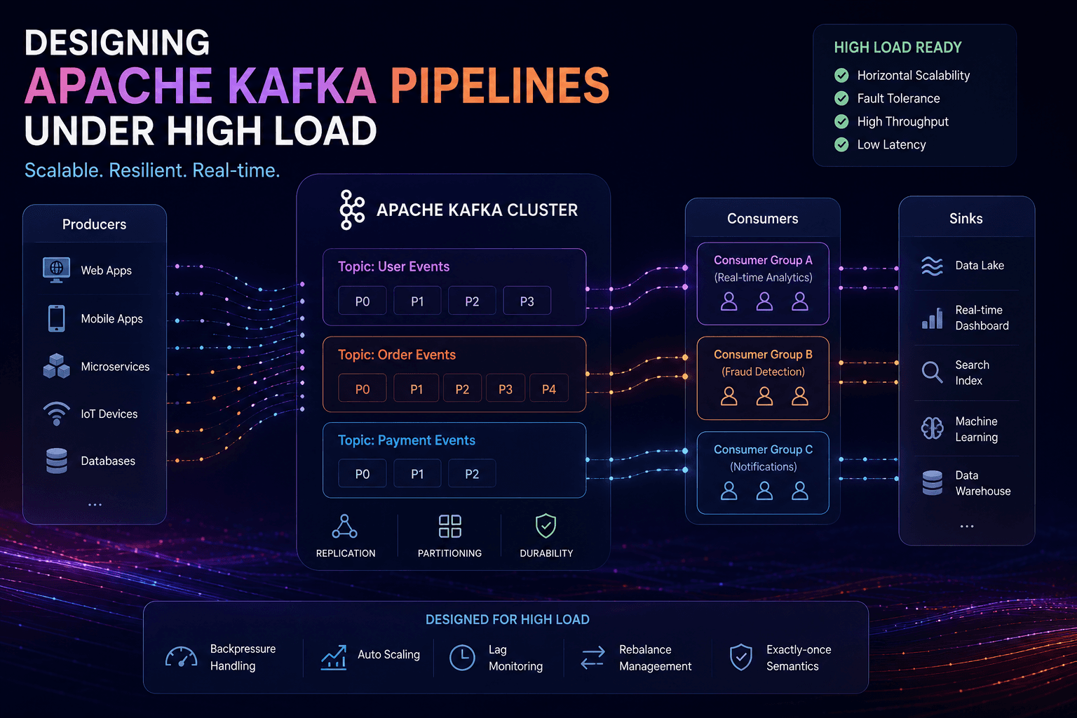 Designing Apache Kafka Pipelines under High Load Case Study | Copyright © Magnence