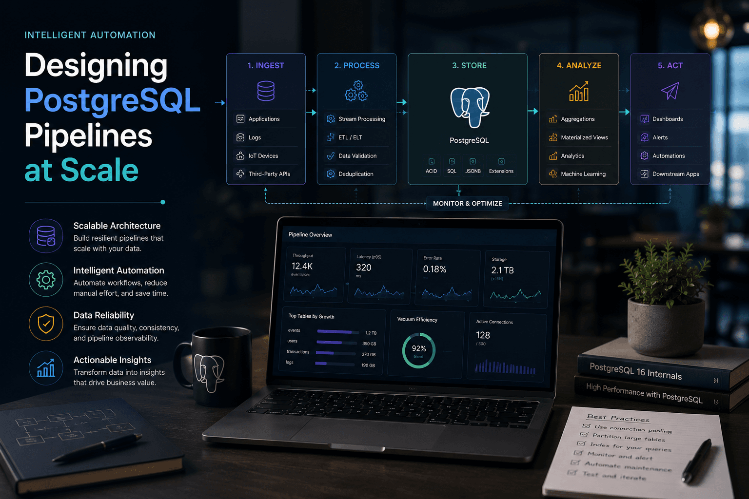 Designing PostgreSQL Pipelines at Scale Case Study | Copyright © Magnence