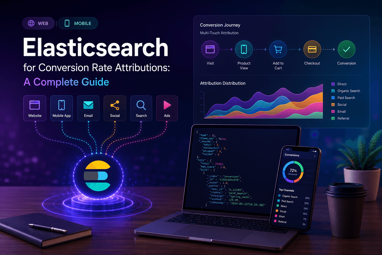 Elasticsearch for Conversion Rate Attributions: A Complete Guide Case Study | Copyright © Magnence