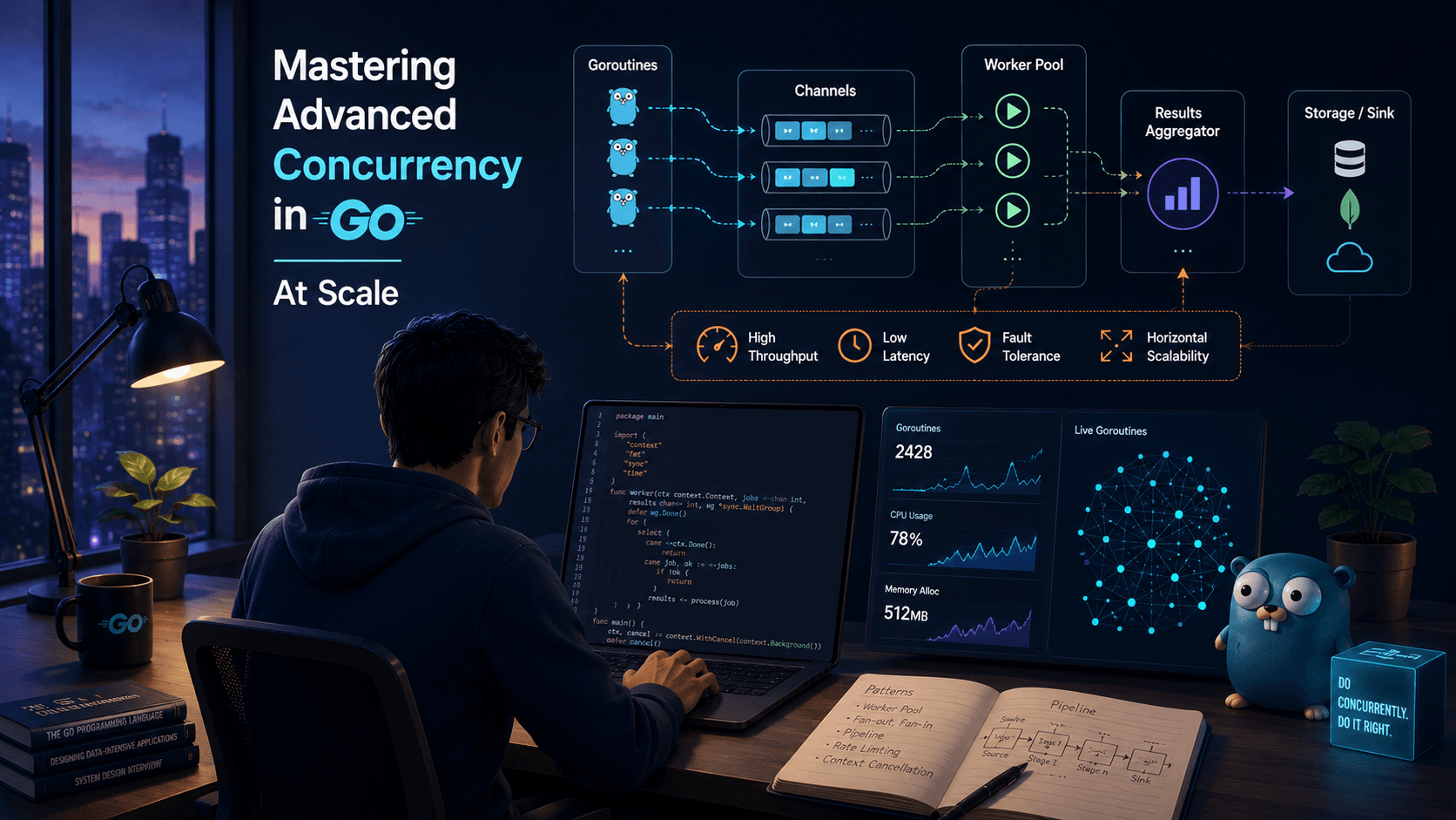 Mastering Advanced Concurrency in Go: At Scale Case Study | Copyright © Magnence