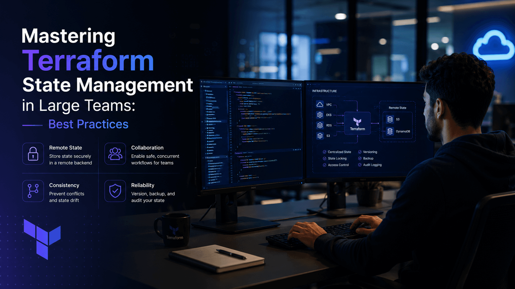 Mastering Terraform State Management in Large Teams: Best Practices Case Study | Copyright © Magnence