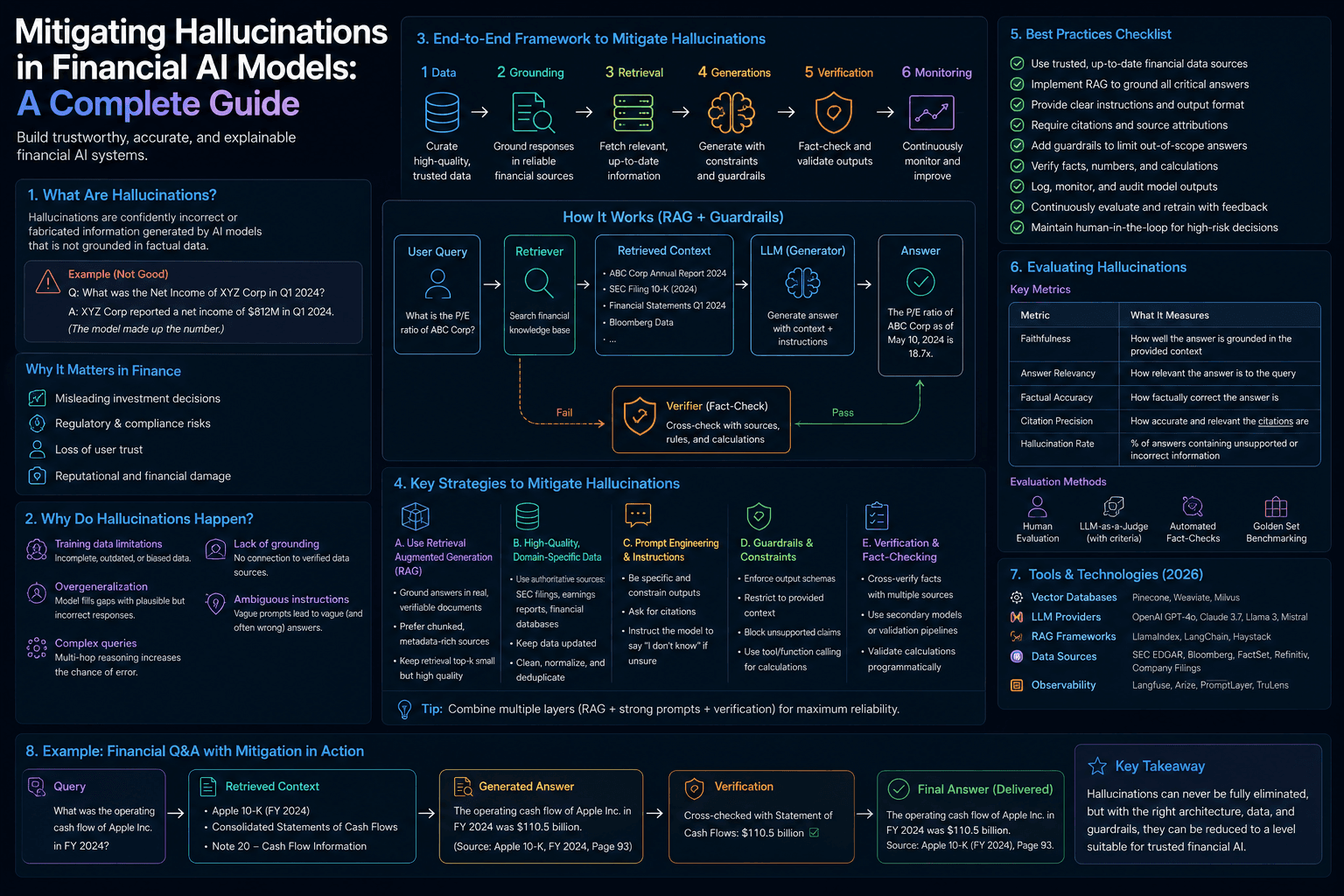 Mitigating Hallucinations in Financial AI Models: A Complete Guide Case Study | Copyright © Magnence