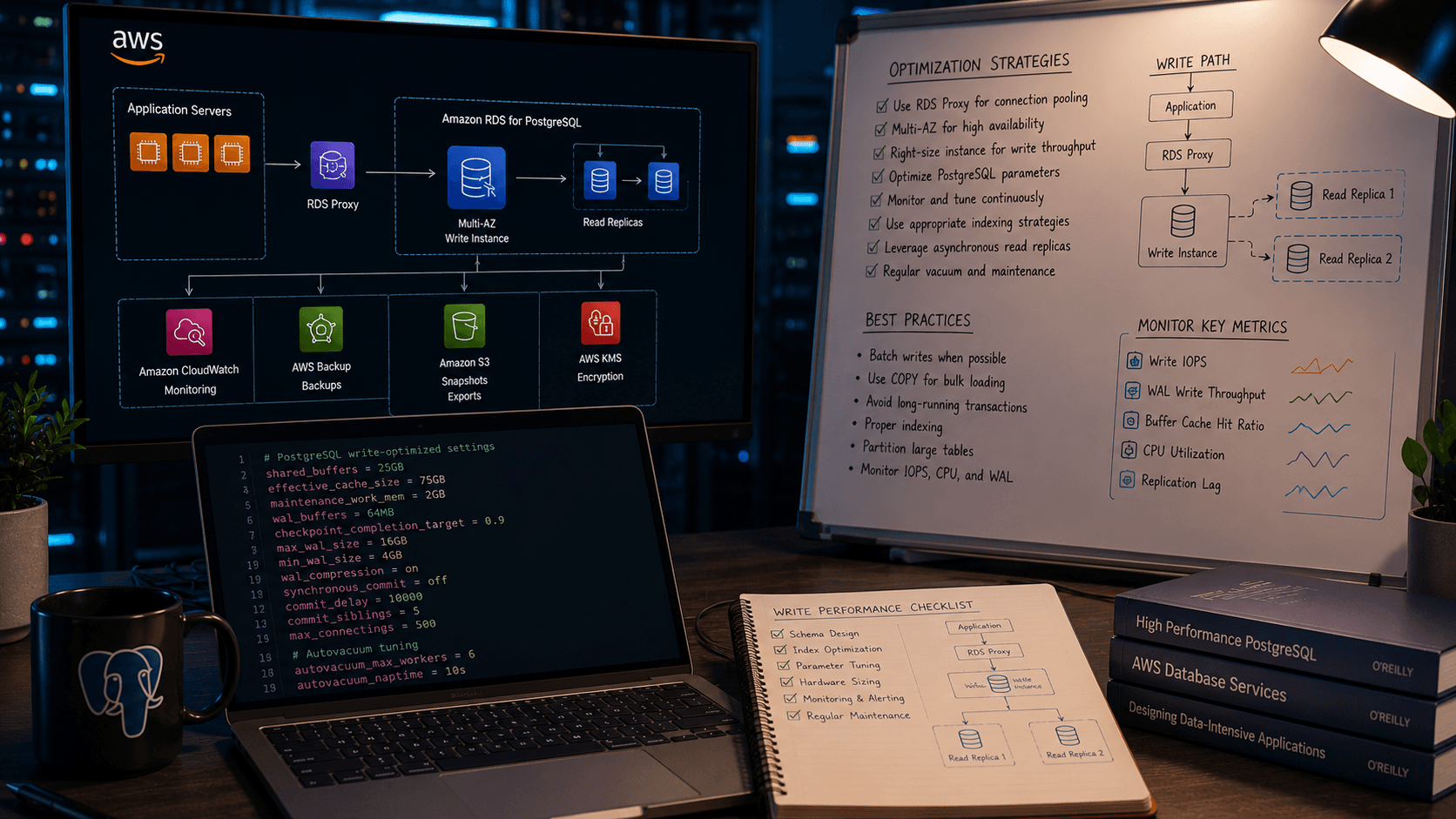 Optimizing AWS RDS PostgreSQL for Heavy Write Loads: in 2025 Case Study | Copyright © Magnence