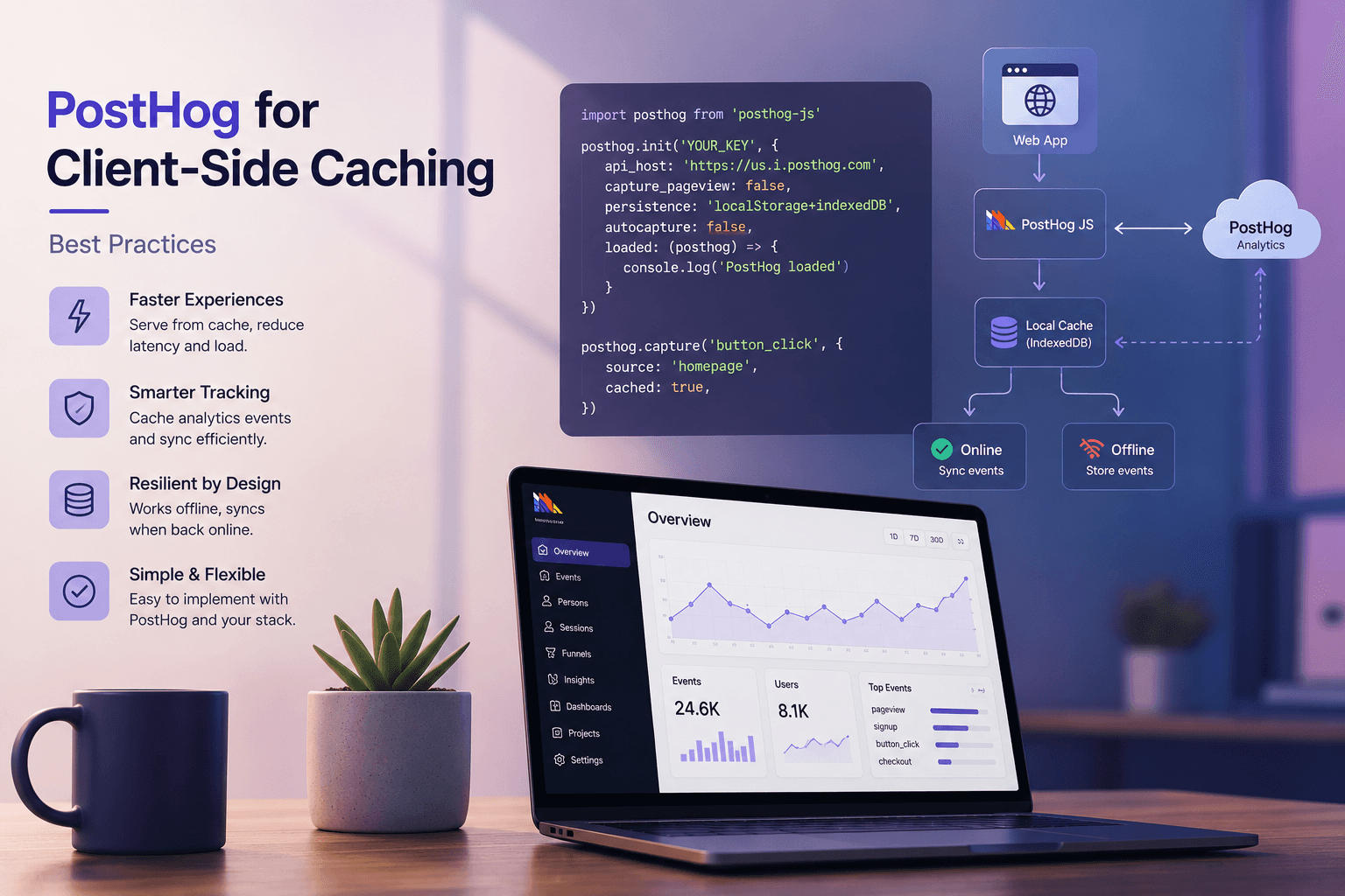 PostHog for Client-Side Caching: Best Practices Case Study | Copyright © Magnence