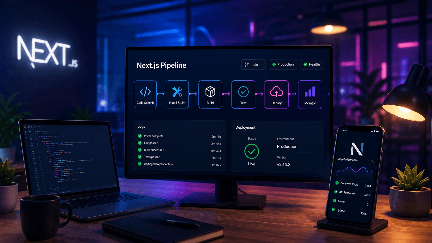 Refactoring Next.js Pipelines in Production Case Study | Copyright © Magnence