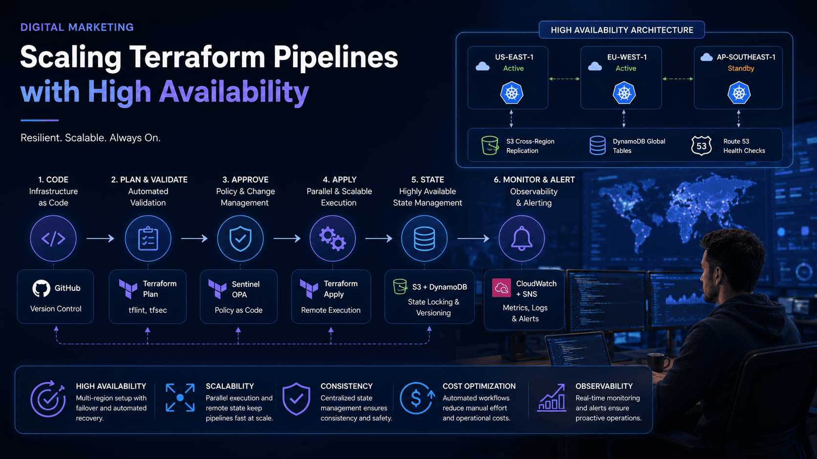 Scaling Terraform Pipelines with High Availability Case Study | Copyright © Magnence