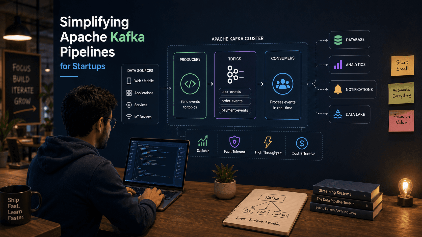 Simplifying Apache Kafka Pipelines for Startups Case Study | Copyright © Magnence