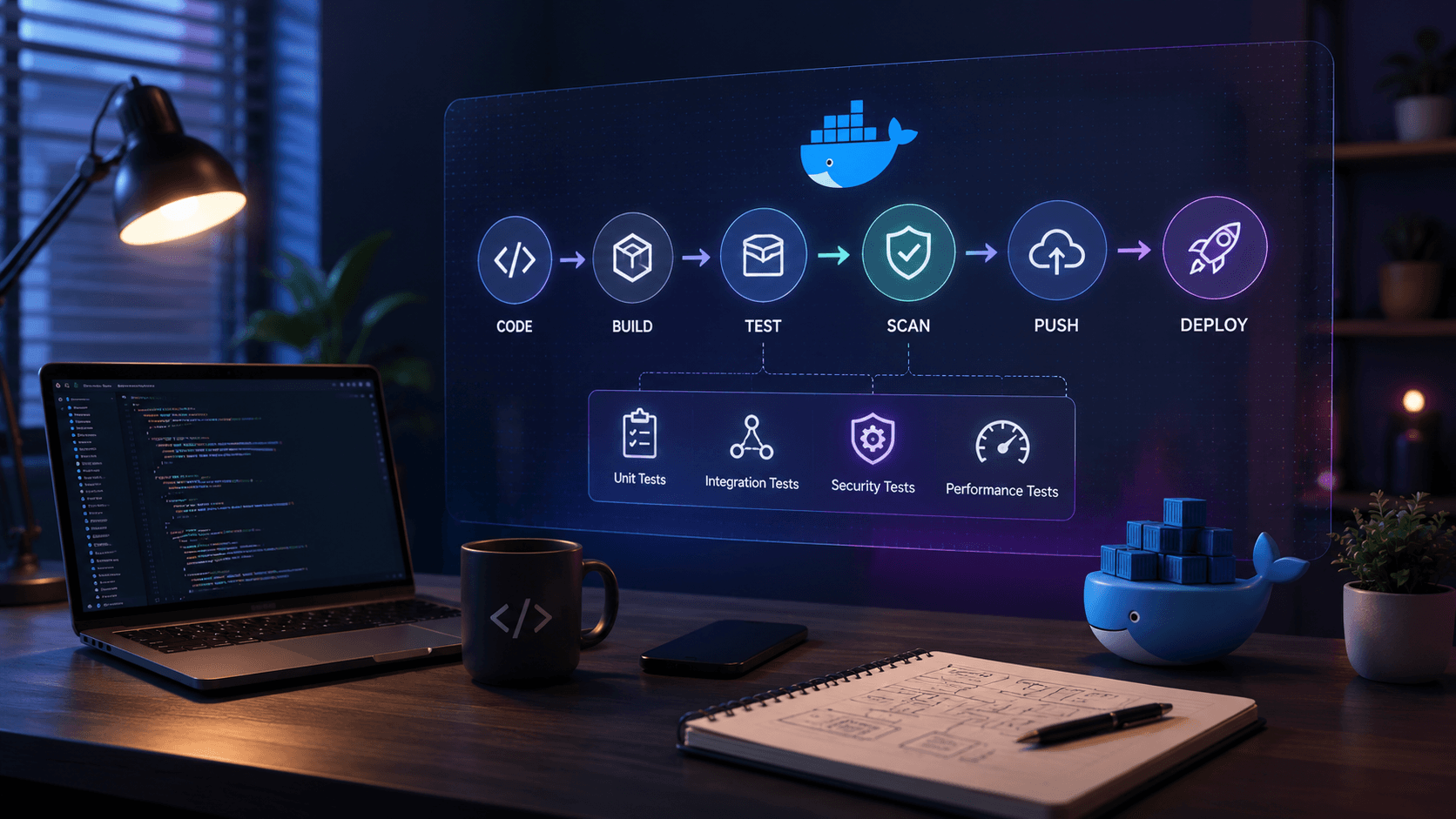 Testing Docker Pipelines Best Practices Case Study | Copyright © Magnence