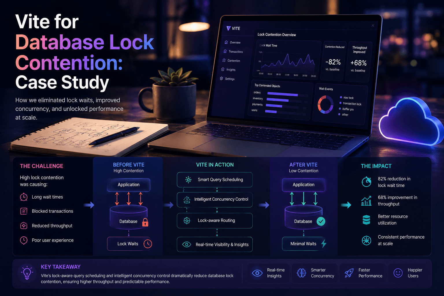 Vite for Database Lock Contention: Case Study Case Study | Copyright © Magnence