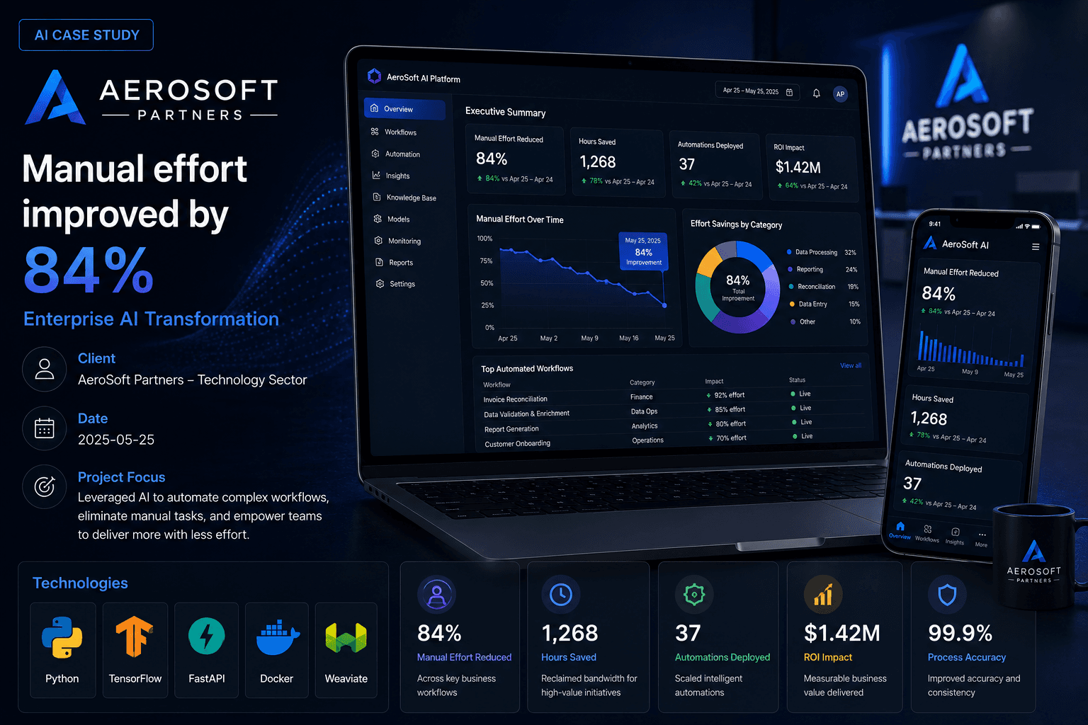 AeroSoft Partners - Enterprise AI Transformation Case Study | Copyright © Magnence
