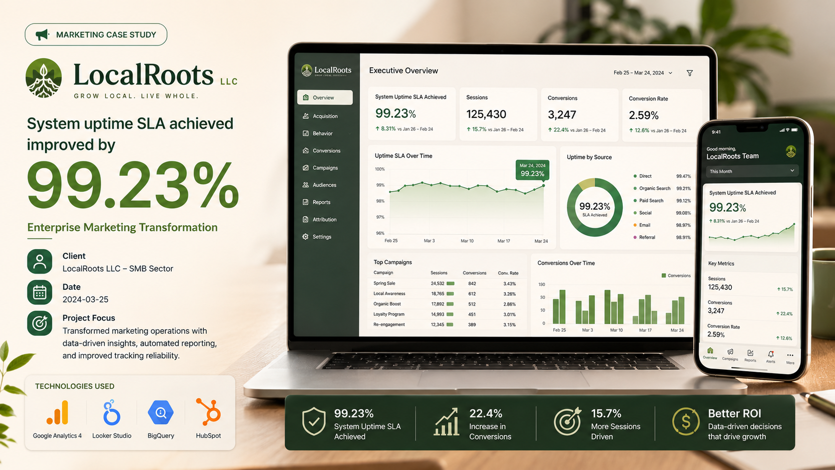 LocalRoots LLC — Enterprise Software Transformation